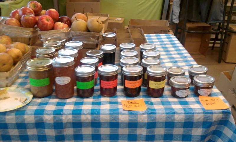 All Of our Jams and Jellies on Display!